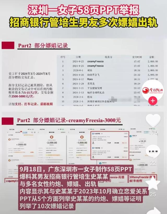 深圳一女子举报银行管培生男友，出轨300名女性好友，PPT不错！-金年会(图2)