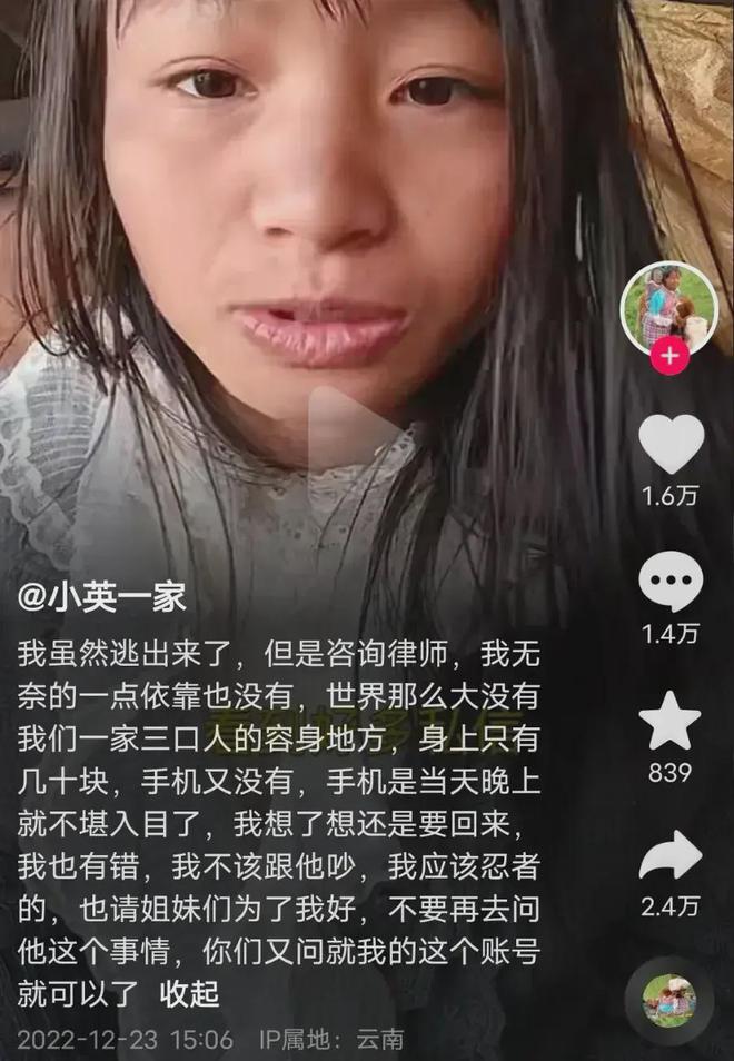 网红小英塌房了？生4个孩子送走俩，被网友扒有四家企业还卖惨-金年会(图6)